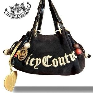 Rare Juicy Couture Vintage Black Baby Fluffy Bag 🖤😍